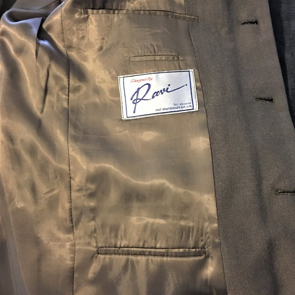 RAVI SEHGAL Custom Made Mens 5-Button Jacket - Picture 12 of 16